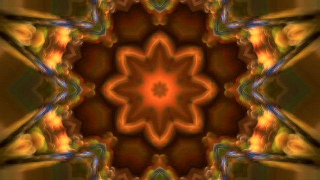 Amazing abstract kaleidoscopic multicolor pattern with octonary complex structure. Excellent animated background in stunning full HD clip. Adorable detailed visuals for wonderful decorative intro