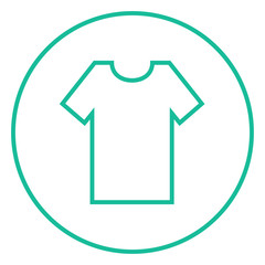 T-shirt line icon.