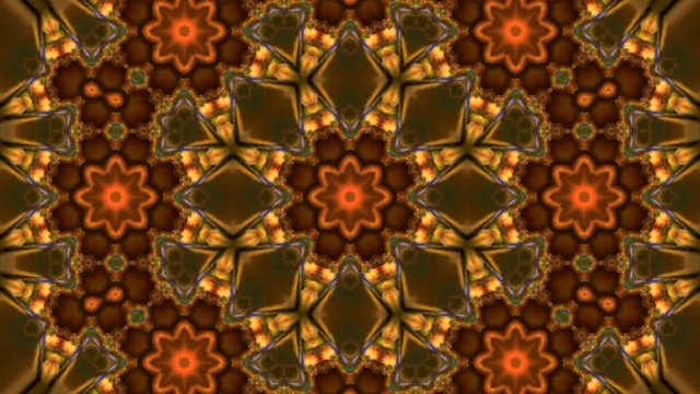 Amazing abstract kaleidoscopic multicolor pattern with round eight complex structure. Excellent animated background in stunning full HD clip. Adorable waving visuals for wonderful decorative intro.