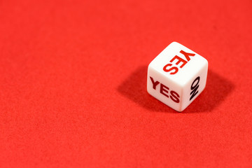 Yes and No dice
