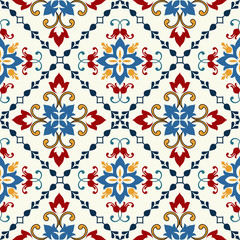 abstract seamless pattern in retro style
