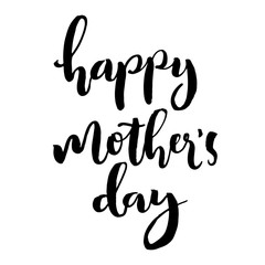 Happy mother's day lettering.
