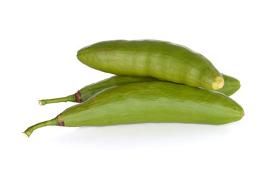 The pods Bombax ceiba L, on white background