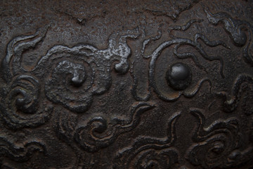 Bronze Ding shot in Temple of Marquis Wu in Chengdu, China