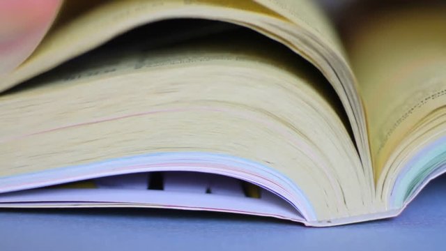  Paging City telephone book, close-up