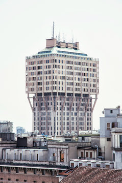 The Torre Velasca is a skyscraper built in 1950s in Milan, Italy