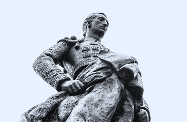 Fototapeta na wymiar Manolete bullfighter statue, Spain