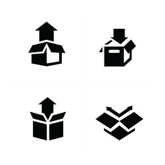 box and arrow icons bold style