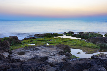 Sunset at Punta Secca Beach - Montalbano Filming Location