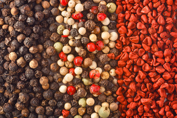 Spices background texture