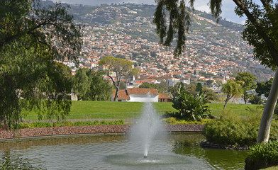 Funchal from St Catherine's Park, Madeira, Portugal