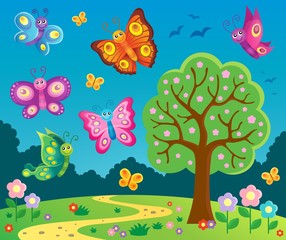 Happy butterflies theme image 6