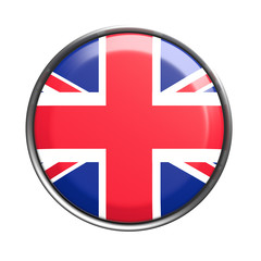 Button with UK flag