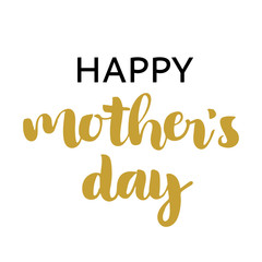 Obraz premium Happy mother's day typography card.