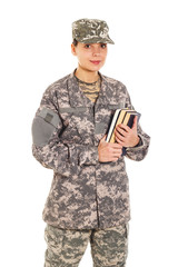 Soldier in the military uniform