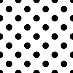 Seamless polka dot pattern