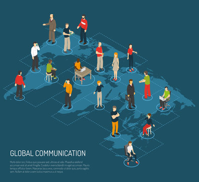 People Poster Of Global Communication
