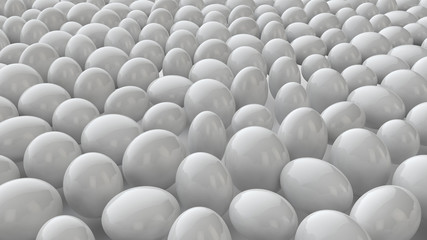 Background with 3d-eggs