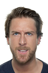 Obraz premium mad man face