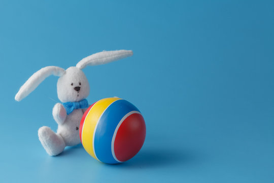 Soccer Rabbit With Ball