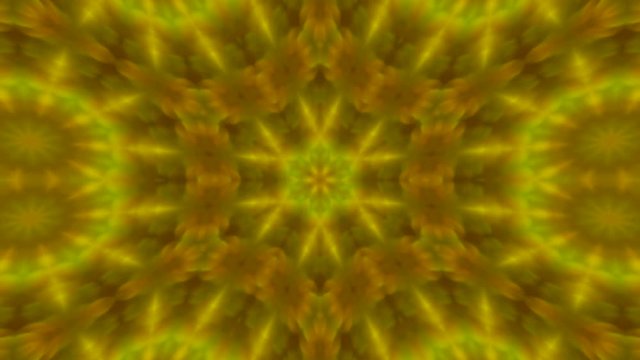 Amazing abstract kaleidoscopic colored pattern with hexagon mosaic texture. Excellent animated soft scaly background for your design in HD. Adorable hypnotic visuals for wonderful decorative intro.