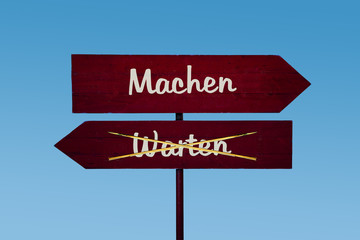 Schild 48 - Machen