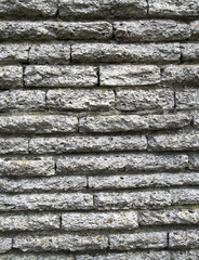 Old stone wall closeup