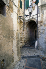 Italian medieval street