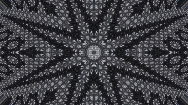 Amazing abstract pattern with eight star structure of flickering light scales. Excellent animated background in HD. Adorable hypnotic visuals for wonderful decorative shimmering intro. 
