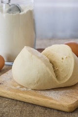 Dough. Food photography.