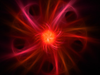 Abstract wallpaper. Abstract fractal. Fractal art background for creative design. Decoration for wallpaper desktop, poster, cover booklet, card. Psychedelic. Print for clothes, t-shirt.