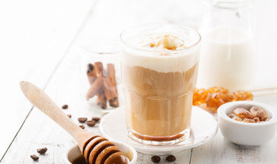 Coffee with whipped cream