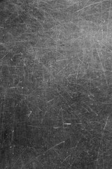 Scratched glass surface. Black and white