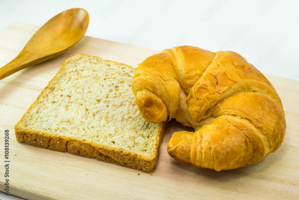 Wall mural croissant