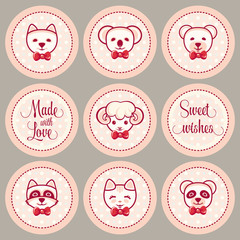 Circle. Abstract geometric pattern. Seamless. 