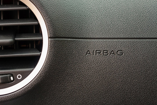 airbag sign in the car