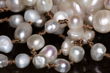 Macro of pearls