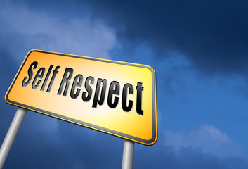 Obraz premium self respect and dignity