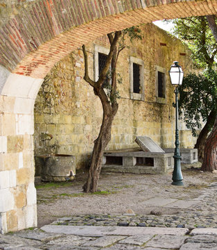 Castelo de Sao Jorge in Lisbon, Portugal