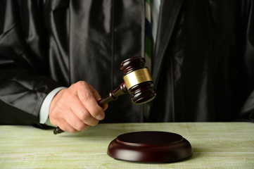 Judge Holding Gavel
