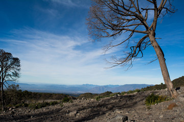 view from the volcano