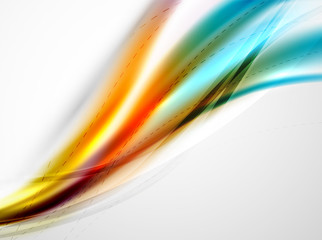 Wave coporate identity pattern