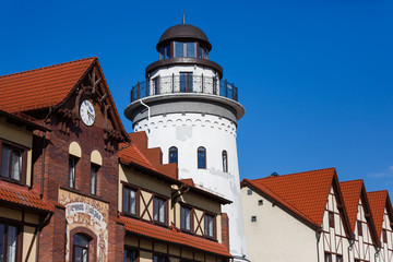 Fototapeta na wymiar The lighthouse in Kaliningrad