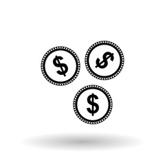 Vector illustration of Money , editable icon