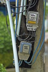 Electric cable and meter