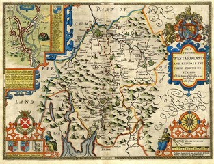 Britain vintage  medieval map
