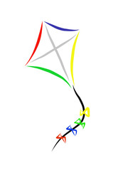 Illustration of a kite
