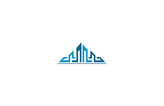 triangle city logo vector