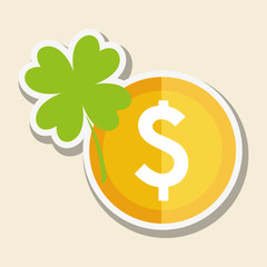 casino  coin design , vector illustration