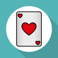 casino  cards design , vector illustration
